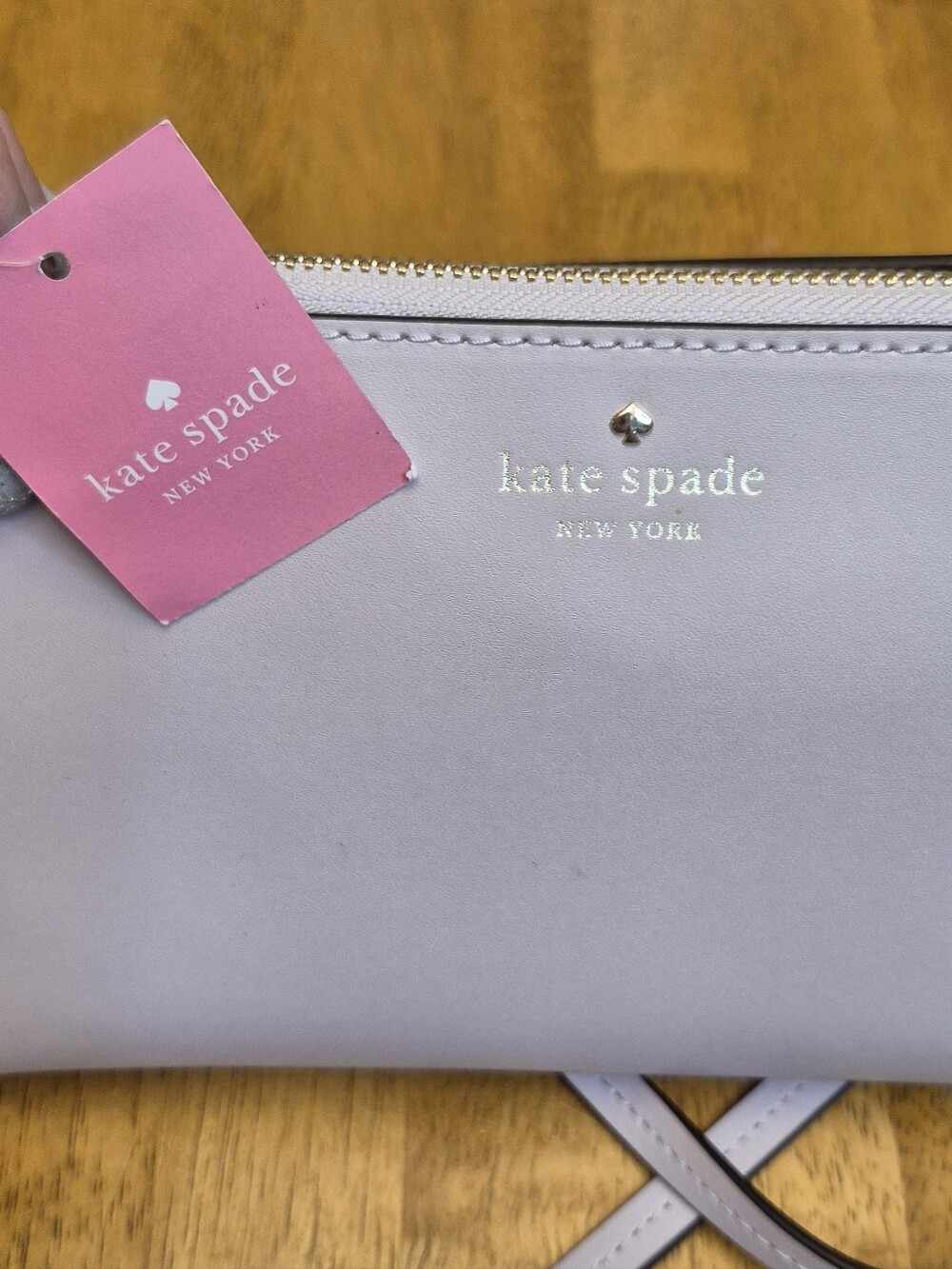 Kate Spade New York Ivy Street Amy Smooth Leather Crossbody Bag Lilac Moon $198 - Picture 3 of 8